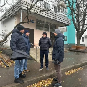  Обход главой управы улиц Каховка и Перекопская